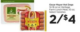 Food 4 Less Oscar Mayer Hot Dogs offer