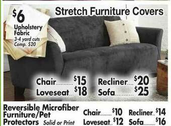 Ocean State Job Lot Stretch Furniture Covers offer