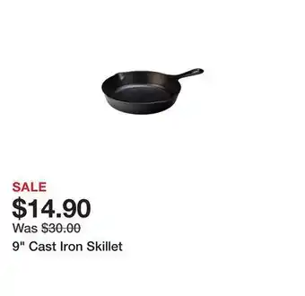 Belk 9 cast iron skillet offer