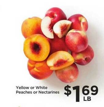 Food 4 Less Yellow Or White Peaches Or Nectarines offer