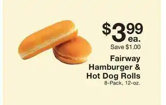 Fairway Store Market Fairway Hamburger & Hot Dog Rolls offer