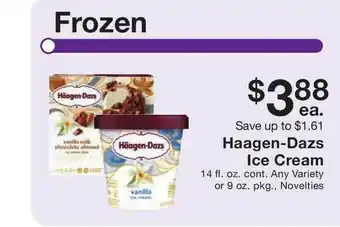 Fairway Store Market Haaga-dasz Ice Cream offer