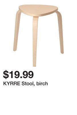 Ikea Kyrre stool, birch offer