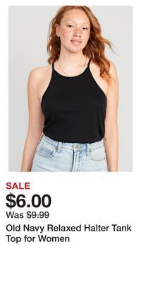 Old Navy Old navy relaxed halter tank top for women offer