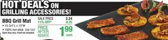 Menards BBQ Grill Mat offer