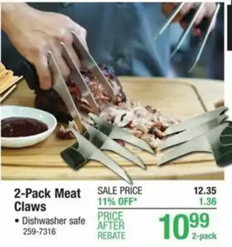 Menards 2-Pack Meat Claws offer