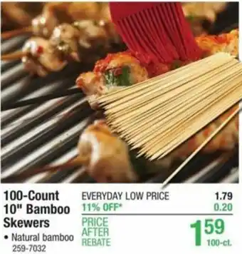 Menards 100-Count 10" Bamboo Skewers offer
