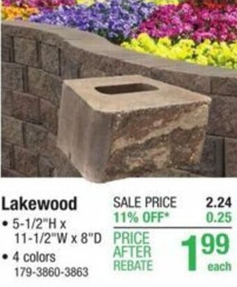 Menards Lakewood offer