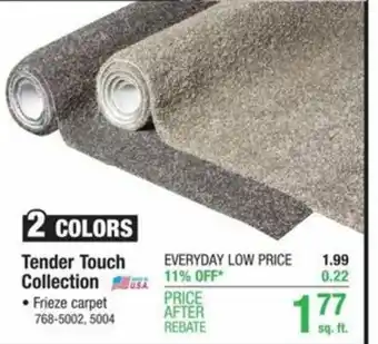 Menards Tender Touch Collection offer