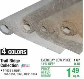 Menards Trail Ridge Collection offer