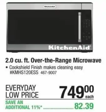 Menards 2.0 cu. Ft. Over-The-Range Microwave offer
