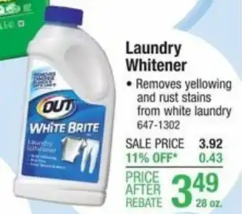 Menards Laundry Whitener offer