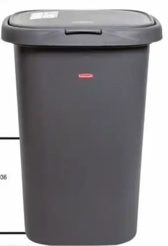 Menards 13-Gallon Spring Top Wastebasket offer