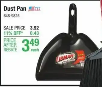 Menards Dust Pan offer