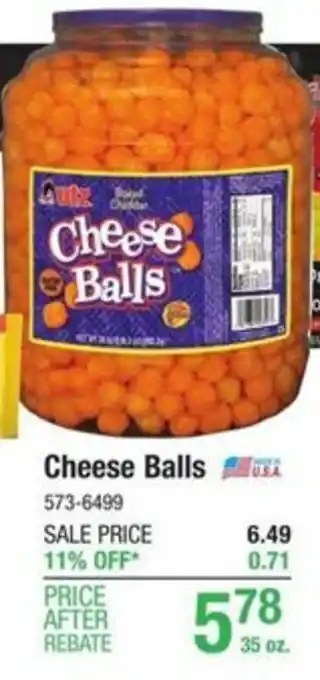 Menards Cheese Balls offer