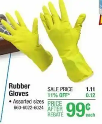 Menards Rubber Gloves offer