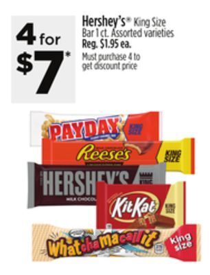 Dollar General Hershey's® king size bar offer