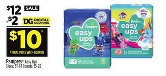 Dollar General Pampers® offer