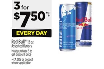 Dollar General Red bull® offer