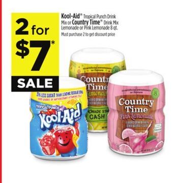 Dollar General Kool-aid® or country time® offer