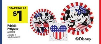 Dollar General Patriotic partyware offer