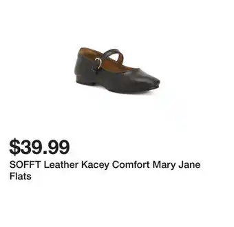 Marshalls Sofft leather kacey comfort mary jane flats offer
