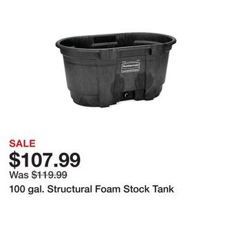 Tractor Supply Company 100 gal. structural foam stock tank offer