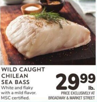 Albertsons WILD CAUGHT CHILEAN SEA BASS offer