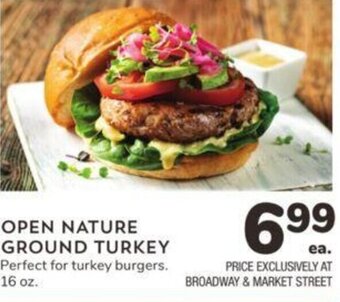 Albertsons Open Nature Ground Turkey offer