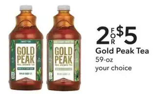 Publix Gold Peak Tea 59-oz your choice offer