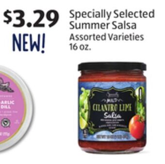 Aldi Specially selected summer salsa offer
