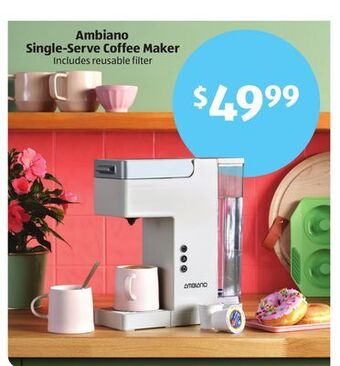 Aldi Ambiano single-serve coffee maker offer