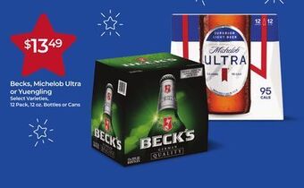 Rite Aid Becks, michelob ultra or yuengling offer