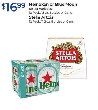 Rite Aid Heineken or blue moon, stella artois offer