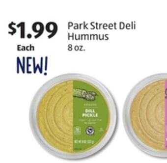 Aldi Park street deli hummus offer