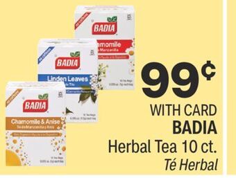 CVS Badia herbal tea 10 ct. offer