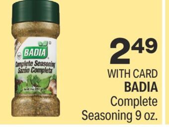 CVS Badia complete seasoning 9 oz. offer