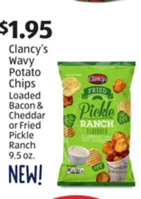 Aldi Clancy's wavy potato chips offer