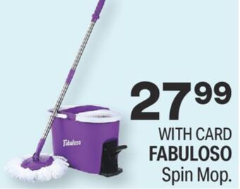 CVS Fabuloso spin mop offer