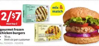Lidl Gourmet frozen chicken burgers offer