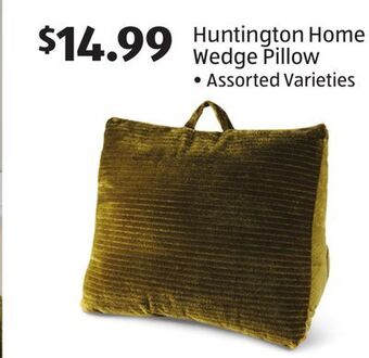 Aldi Huntington home wedge pillow offer