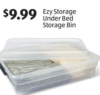 Aldi Ezy storage under bed storage bin offer