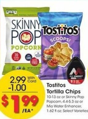 Kroger Tostitos Tortilla Chips offer