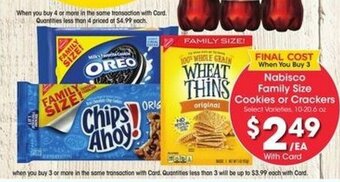 Kroger Nabisco Family Size offer
