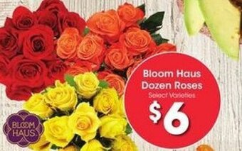 Kroger Bloom Haus Dozen Roses offer