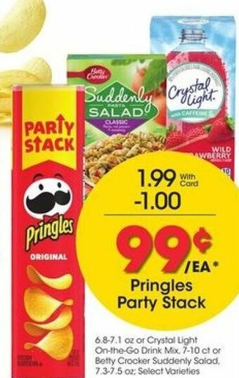 Kroger Pringles Party Stack offer