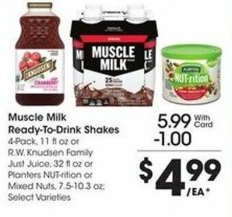 Kroger Muscle Milk Ready-To-Drink Shakes offer