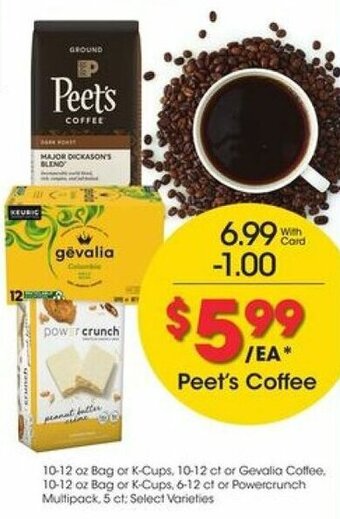 Kroger Peet's Coffee offer