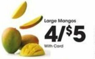 Kroger Large Mangos offer