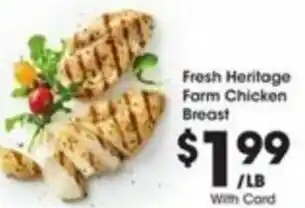 Kroger Fresh Heritage Farm Chicken Breast offer